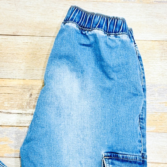 STREETWEAR SOCIETY Washed blue cargo jeans - Picture 8 of 10